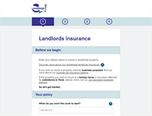Tablet Screenshot of landlords.endsleigh.co.uk